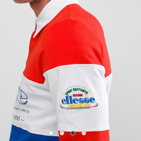 Ellesse Other - Ellesse Color Block Long Sleeve Red/white/Blue